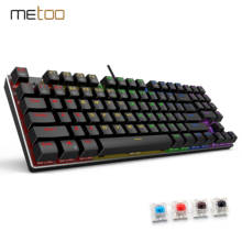 Wired Gaming Mechanical Keyboard Backlit 89 Key With Number keys Blue Red Brown Switch For Game Laptop PC Computer Russian US 2024 - buy cheap