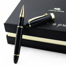 JINHAO x450-Bolígrafo roller negro de superficie rugosa esmerilada de alta calidad, material de papelería para oficina y escuela, material de metal 2024 - compra barato