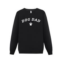 100% algodão outono cão pai streetwear gráfico camisola do cão camisa de manga longa homem carta hoodies pullovers poleron roupas homem 2024 - compre barato