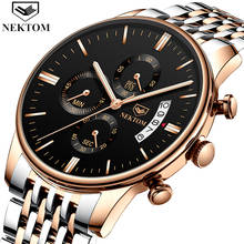 2021 Nektom Men's Watch Waterproof 5M Quartz Business Watch Luxury New Military Quartz Bussiness Casual Sports Watches Men Clock 2024 - buy cheap