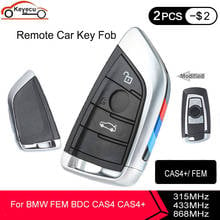 KEYECU модифицированный для BMW CAS4 CAS4 + FEM BDC умный дистанционный ключ 3 кнопки 315 МГц YGOHUF5662,434 МГц YGOHUF5767,868 МГц YGOHUF5661 2024 - купить недорого