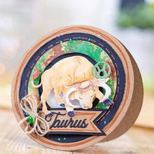 Taurus Constellations Series 2020 New Metal Cutting Dies Scrapbooking DIY Card Album Paper Decoration Craft Embossing Die 2024 - buy cheap