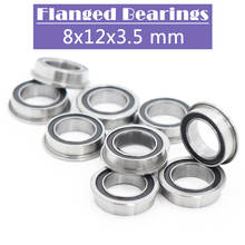 MF128-2RS Bearing 8*12*3.5 mm ( 10 PCS ) Miniature Flanged MF128RS Ball Bearings LF-1280DD 2024 - buy cheap