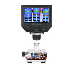 Microscópio digital de vídeo com led 4.3 x polegadas, mp, para manutenção de telefone celular, qc/industrial/coleção, inspeção + suporte 2024 - compre barato