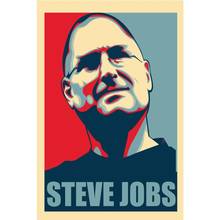 Póster personalizado de Steve Jobs, lienzo artístico, póster de pared, Impresión de tela de seda, impresión 3D de alta calidad 2024 - compra barato
