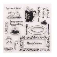 Christmas Package Silicone Clear Seal Stamp DIY Scrapbooking Embossing Photo Album Decorative Paper Card Craft Arts New for 2022 2024 - buy cheap