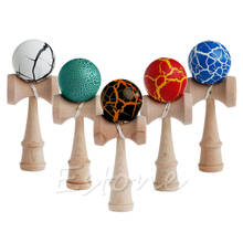 Crack Pattern Toy Bamboo Kendama Best Wooden Kids Educational Toys 2024 - buy cheap