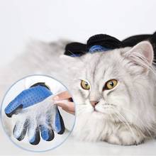 Перчатка для груминга кошек, шерстяная перчатка для вычесывания шерсти у домашних питомцев, очищение и массаж собак 2024 - купить недорого