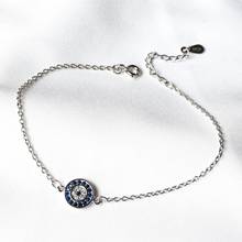 MIQIAO-tobilleras de Plata de Ley 925 para mujer, joyería de 20 CM, pulsera de pie en la pierna, cadena de moda, nuevo regalo 2021 2024 - compra barato