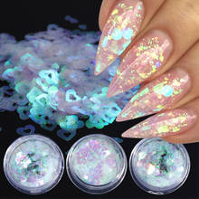 1pcs Mirror Butterfly Nail Sequins Flakes Star Moon Heart Round Nail Glitter Holographic Pigment Decoration Manicure BEAB01-15 2024 - buy cheap