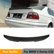 Задний спойлер для BMW 5 серии E39 1996-2003 карбоновое волокно задний багажник загрузки губы крыло 2024 - купить недорого