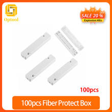 Caja de protección para cables, tubo redondo pequeño, Tubo termorretráctil para proteger la caja de fibra óptica, 100 unids/lote 2024 - compra barato
