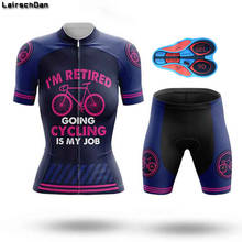 Sptgrvo lairschdan 2021 engraçado ciclismo jérsei das mulheres roupas de bicicleta mtb uniformas mujer roupa da bicicleta senhora conjuntos 2024 - compre barato