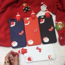 Merry Christmas 3D Elk Cartoon Case For Xiaomi Redmi S2 Y2 Note 4X 5A 5 4A Santa Claus Candy Color Silicone Soft TPU Case Cover 2024 - buy cheap