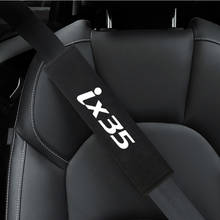 2 шт. Авто Наплечные накладки чехол для hyundai ix35 Автомобильная эмблема аксессуары Накладка для ремня безопасности автомобиля 2024 - купить недорого