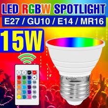 RGB LED Light E27 LED Bulb 220V Smart Lamp GU10 Spotlight Color Lamp E14 Lampe Led Gu5.3 Light MR16 Dimmable Bulb For Home Decor 2024 - купить недорого