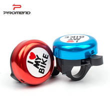 PROMEND Cute Lovely Safety Bicycle Bell I Love My Bike Alloy Clear Sound Handlebar Bike Horn Alarm Warning Bell Ring MTB Cycling 2024 - buy cheap