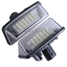 1Pair Car LED number License Plate Light 12V SMD LED lamp Car Styling For Toyota Crown S180 Corolla Vios Previa accessories 2024 - buy cheap