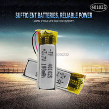 2 piezas 70mAh 3,7 V 401025 PLIB polímero de iones de litio/batería de iones de litio para GPS MP3 MP4 MP5 DVD modelo Bluetooth juguete móvil Bluetooth 2024 - compra barato
