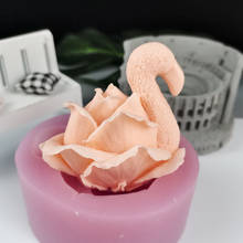 PRZY HC0288 Flamingo flower silicone mold soap mold candle mold can be used for aromatherapy decoration tools 2024 - buy cheap