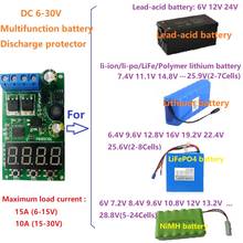 10A DC 6-30V Multipurpose Battery Discharge Protector Module for Lead-acid Solar battery Emergency Power Supply Mobile Power UPS 2024 - buy cheap