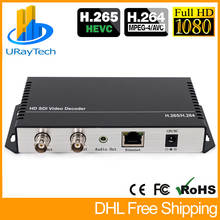 Decodificador HD 3G SDI, transmisión IP a HD-SDI, 3G-SDI, H.265, H.264, HTTP, RTSP, RTMP, UDP, HLS, convertidor de SDI 2024 - compra barato