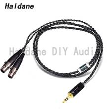 Haldane HIFI Silver Plated Headphone Replacement Upgrade Cable for Audeze LCD-3 LCD3 LCD-2 LCD2 LCD-4 Headphones Black Soft 2024 - buy cheap