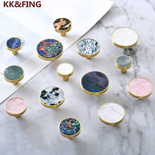 KK&FING Modern Brass Cabinet Handles Drawer Knobs Kitchen Cupboard Pulls Wall Hanging Hooks Furniture Brass Handles And Knobs 2024 - buy cheap