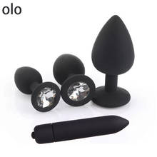Anal Plug Butt Sex Toys for Women Men Soft Silicone Prostate Massager Mini Erotic Bullet Vibrator Anal Toys Adult Gay Products 2024 - buy cheap
