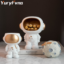 YuryFvna Creative Astronaut Figurine Statue Ornament Storage Modern Living Room Wine Cabinet Desktop Decoration Spaceman Cartoon 2024 - buy cheap