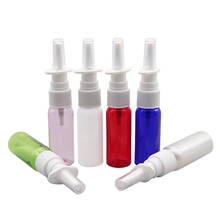 Spray nasal fino vazio com 50 unidades 20ml cor pet fumaça de plástico garrafa, frasco de spray cosmético para nariz 2024 - compre barato