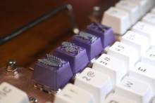 Tianma Rose-Tapa de teclado mecánico, accesorio de Metal personalizado, aplicable a Cherry MX 2024 - compra barato