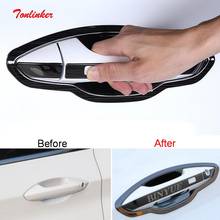 Tonlinker Exterior Car Door Handle Cover Sticker for GEELY SX11Coolray 2018-20 Car Styling 8 PCS Stainless steel Cover Stickers 2024 - buy cheap