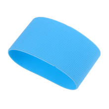 Outdoor Silicone Round Non-slip Water Bottle Mug Cup Sleeve Protective Cover 2024 - buy cheap