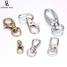 10pcs/Lot Wholesale Mixed Alloy Lobster Claw Clasps Keychain Jewelry Making Supplies DIY Keyring Accessories 2024 - buy cheap