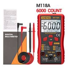 M118A Digital Mini Multimeter Smart Tester Auto Mmultimetro True Rms Tranistor Meter with NCV Data Hold 6000counts Flashlight 2024 - buy cheap