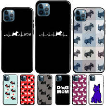 Westie scottie terrier caso de telefone para o iphone 13 11 pro max 12 mini x xr xs max 6s 7 8 plus se 2020 capa traseira 2024 - compre barato