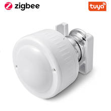 Tuya ZigBee-Sensor de temperatura, luz de humedad y movimiento PIR inteligente, 4 en 1 multisensor, carga USB o funciona con batería 2024 - compra barato