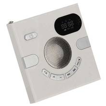 Altavoz de pared con pantalla de tiempo, Radio Fm, Conector de auriculares, soporte Aux, Audio, tarjeta Tf, disco Usb, reproductor Mp3, carga Usb, promoción 2024 - compra barato