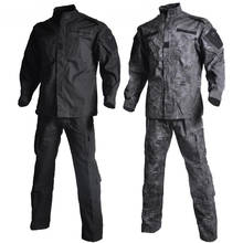 Multicam homens camuflagem roupas de caça tático ghillie terno do exército de treinamento combate uniforme airsoft paintball roupas 2024 - compre barato