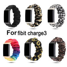 Elastic Fabric Bands For Fitbit Charge 4 3 Women Girls Soft Woven Rubber Strap Replacement Scrunchies Band For Fitbit Charge3 4 2024 - buy cheap