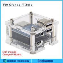 Orange Pi Zero/Orange Pi Zero Plus Acrylic Case Transparent Box Protective Case Shell for Orange Pi Zero & Expansion board 2024 - buy cheap