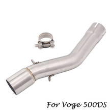 Slip for Voge 500DS Motorcycle Exhaust Middle Link Pipe Connect Tube to 51MM Muffler Tips 2024 - buy cheap