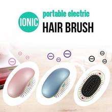 Anti-static Electric Ionic Hair Comb Brush Head Massage Relax Travel Frizz Free Smooth Portable Hair Styling Tools  SHIP 2024 - buy cheap