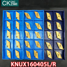 KNUX160405R KNUX160405L BP010 BP9025 insertos de carburo de torneado de Metal insertos de transposición herramienta de corte KNUX CNC herramientas de torno de Metal 2024 - compra barato