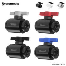 Barrow TLQFS-V1, Mini Válvulas de Esfera, Várias Cores de Alumínio do Punho, Fêmea Para Fêmea Válvula De Resfriamento De Água. 2024 - compre barato
