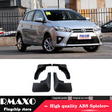 Para toyota yaris 2014-2018 protetores contra lama frontais com a cor e para-lamas traseiro protetor de para-lamas modificado especial 2024 - compre barato