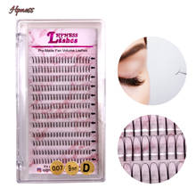 Soft 100% Hand-Made Eyelashes Extension Premade Volume Fans Pre-Fanned Premium Soft Natural Silk 5D Long Stem Makeup Tools 2024 - buy cheap