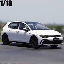 Новинка 1:18, литой металлический автомобиль Golf 8 из сплава, модель автомобиля, оригинальная коллекция игрушек, бесплатная доставка 2024 - купить недорого