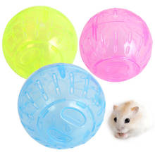 2020 Hamster pet run ball hamsterbal Pet Rodent Mice Jogging Hamster Gerbil Rat Toy Plastic Exercise Ball Lovely Pet sports ball 2024 - buy cheap